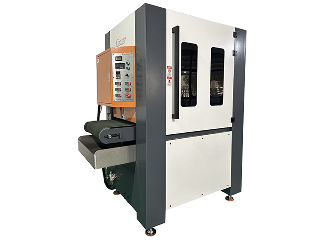 Sand belt water grinding wire drawing machine